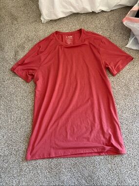 Men's Red Crew Neck T-Shirt -
